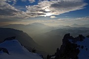 69 Vista verso il tramonto in Resegone